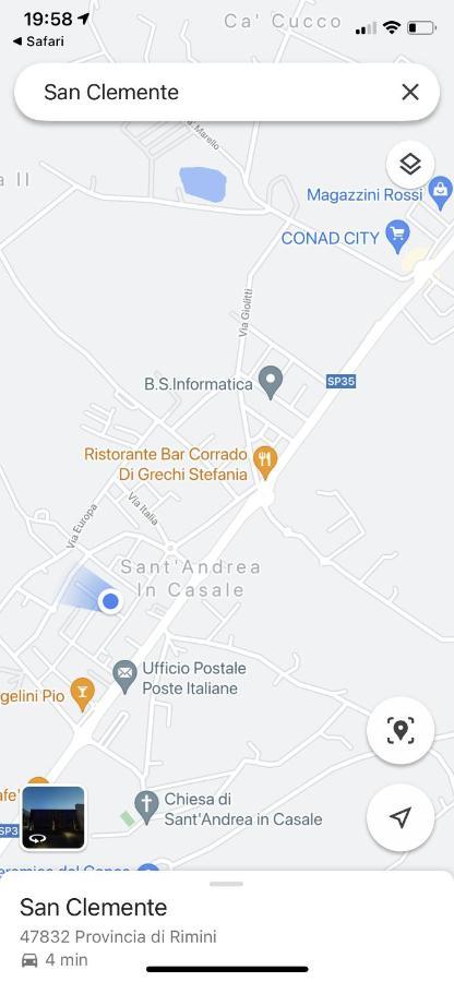 Апартаменты Bilocale Della Pippi San Clemente Sant'Andrea in Casale Экстерьер фото